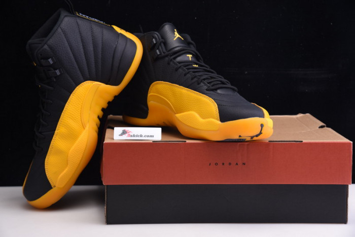 air jordan 12 retro black university gold 130690-070