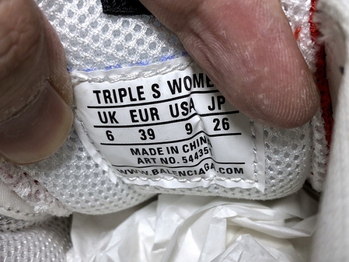 balen triple trainer ‘red -white ‘ 541624 wo90l 1618