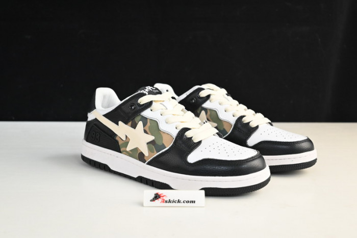 a bathing ape bape sk8 sta black 1h20-191-033