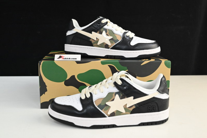 a bathing ape bape sk8 sta black 1h20-191-033