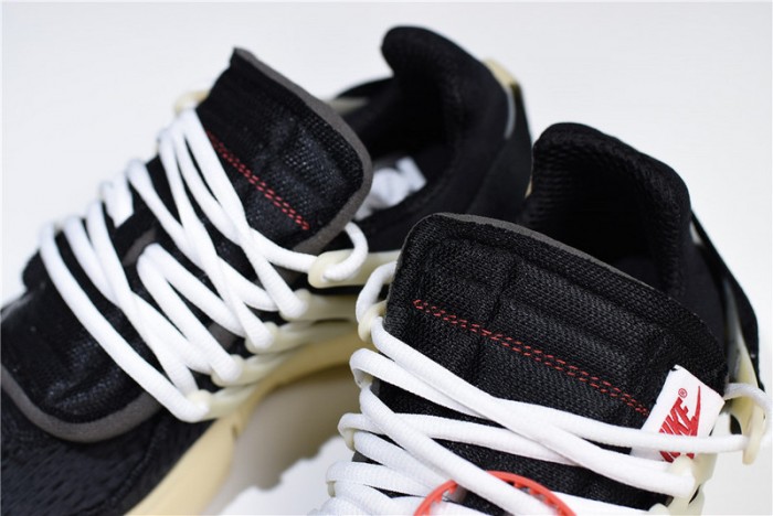 of x nike air presto black/black-muslin aa3830-001