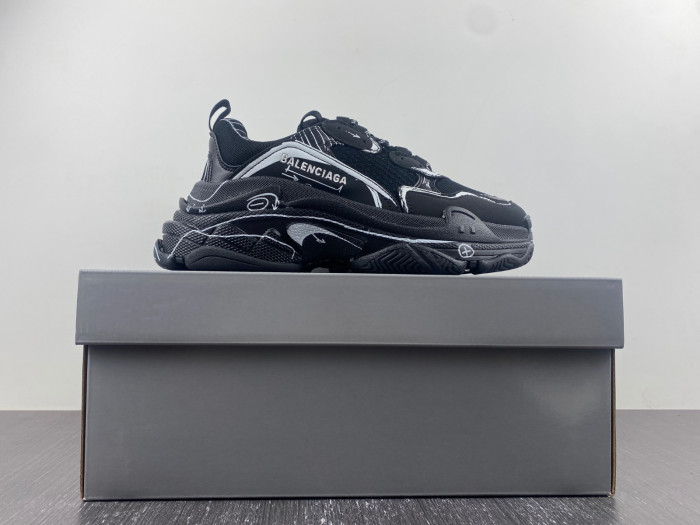 balen triple s black 536737 w2fw6 0102