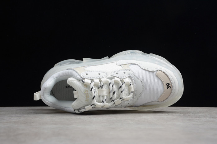 balen triple s clear sole white 541624 w09e1 9000