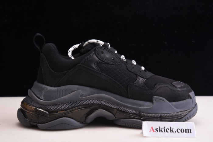 balen triple s clear sole black 541624 w09o1 1000