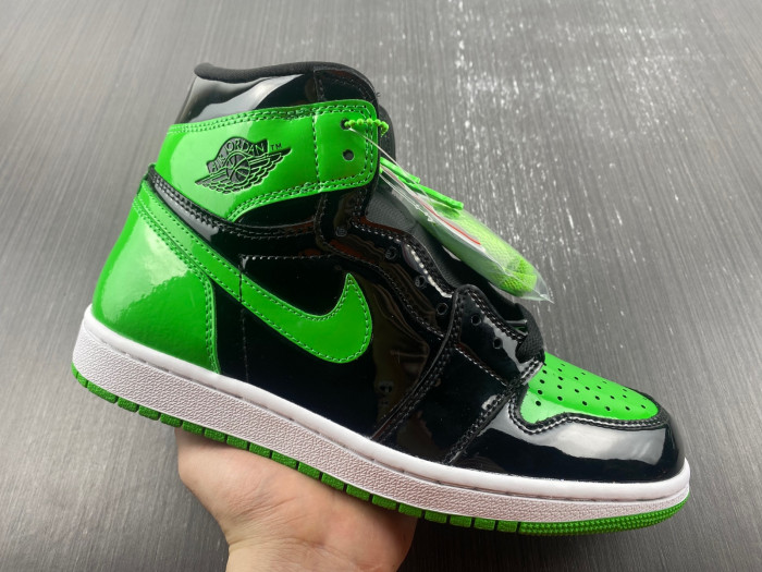 air jordan 1 patent green black 555088-030