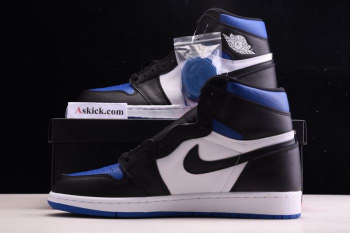 air jordan 1 retro high black game royal 555088-041‎
