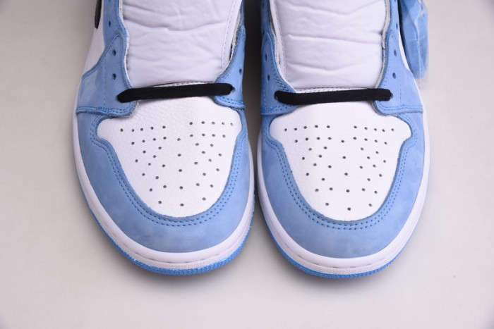 air jordan 1 retro high white university blue black 555088-134