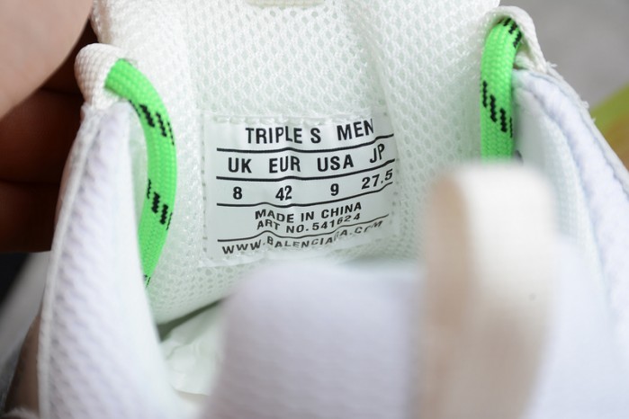 balen triple s trainer - balen -white 544351 w09e1 1895