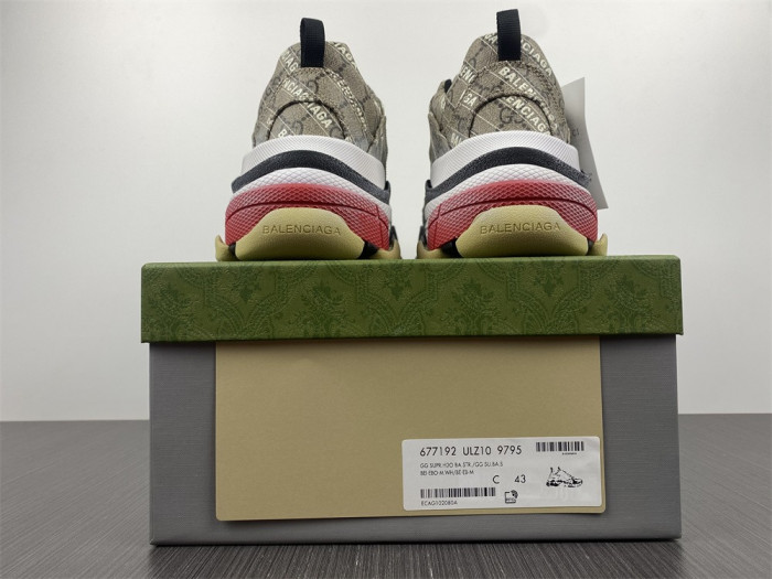 gu x balen the hacker project triple s beige 68106 6ulz10 9795