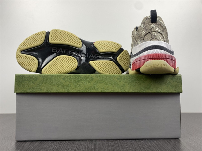 gu x balen the hacker project triple s beige 68106 6ulz10 9795