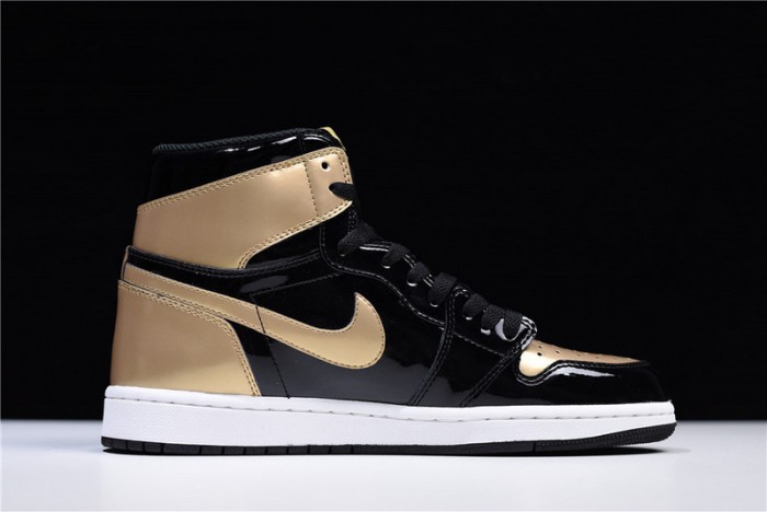 air jordan 1 retro high nrg patent gold toe 861428-007