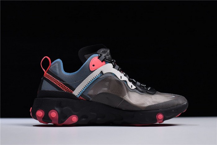 nike react element 87 blue chill solar red aq1090-006