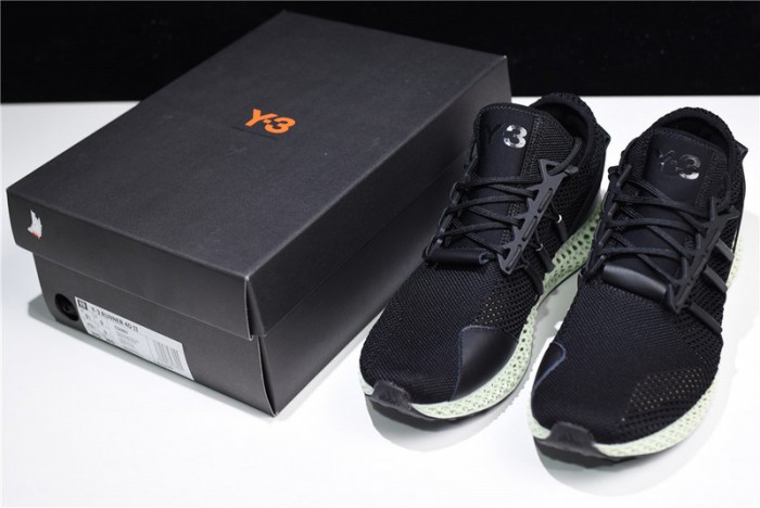 a*d*das y-3 runner 4d ii black - cg6607