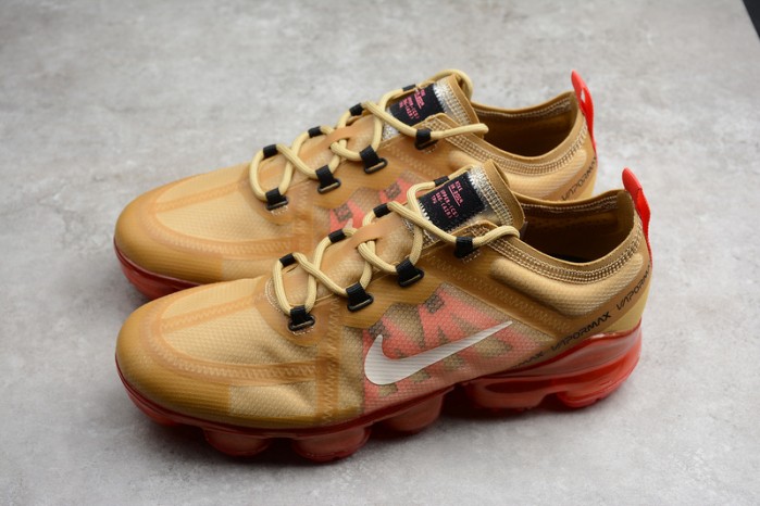nike air vapormax 2019 crimson gold ar6631-701