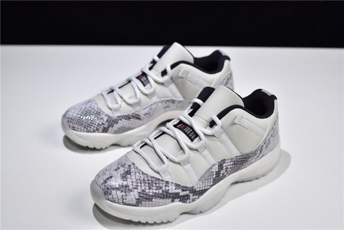 jordan 11 retro low snake light bone - cd6846-002