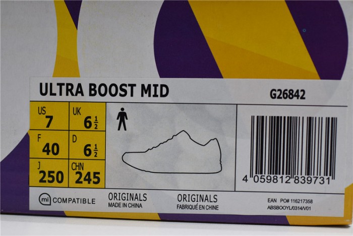 a*d*das ultra boost mid black multi-color - g26841