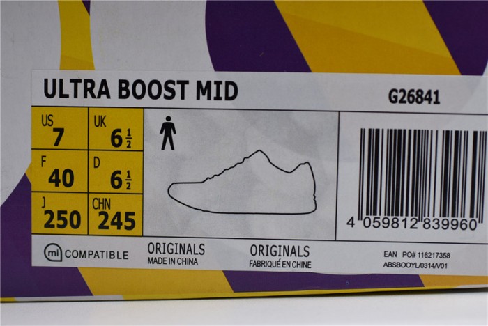 a*d*das ultra boost mid black multi-color - g26841