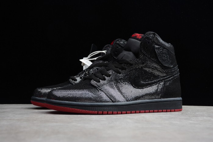 air jordan 1 retro high og black/gym red dc7071-001