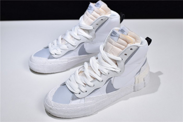 nike blazer mid sacai white grey bv0072-100