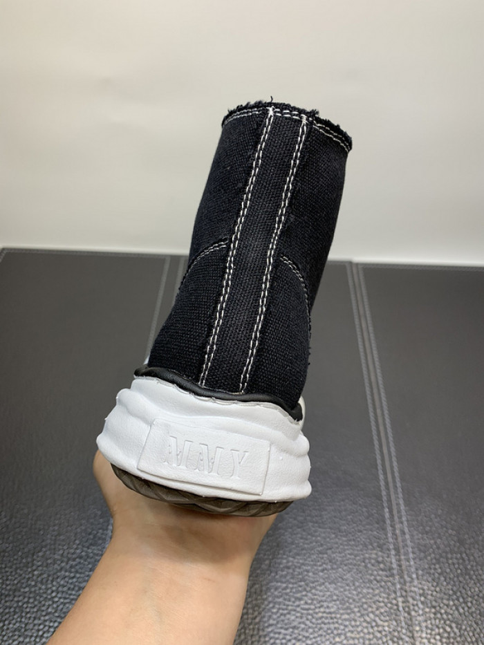 Ma*s*n mihara yasuhiro high top canvas sneakers