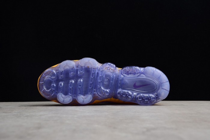 nike air vapormax flyknit 2018 lemon yellow/purple mens aa3858-104