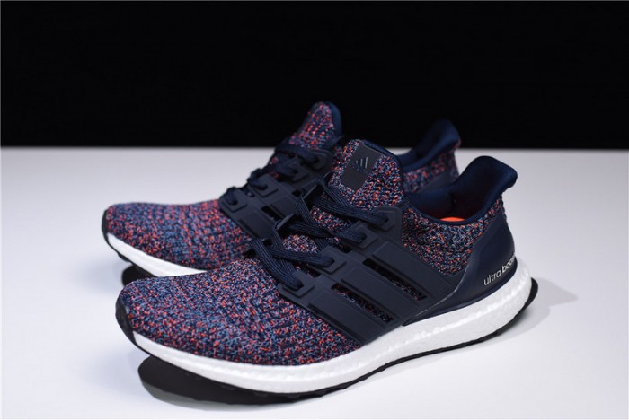 a*d*das ultra boost 4.0 running shoes navy/multi bb6165