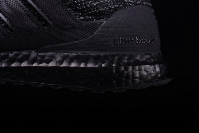 a*d*das ultra boost ultraboost 4.0 triple all black training running shoes bb6171