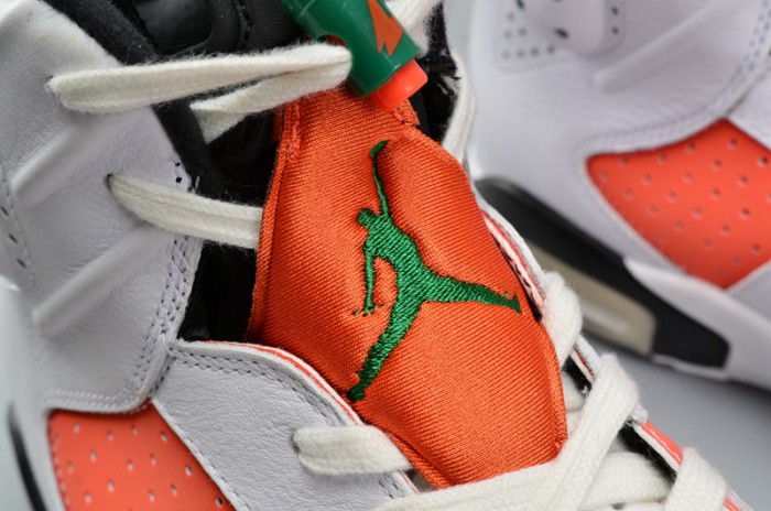 air jordan 6 retro nrg g8rd "gatorade" orange mens 384664-145