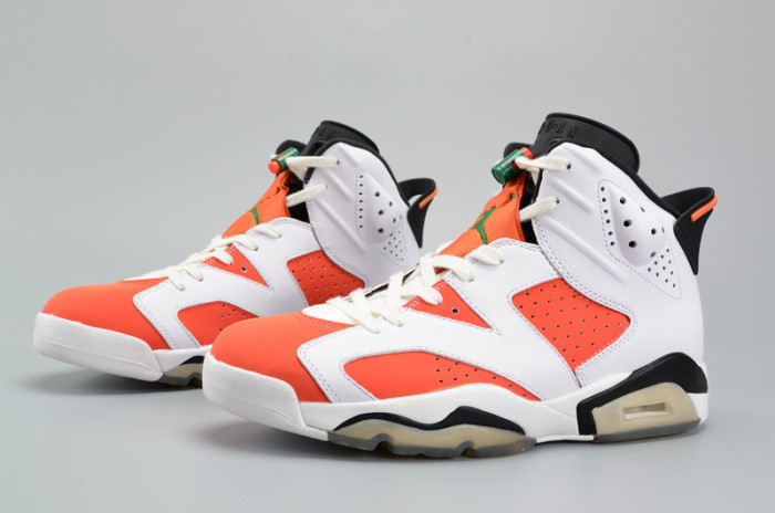 air jordan 6 retro nrg g8rd "gatorade" orange mens 384664-145