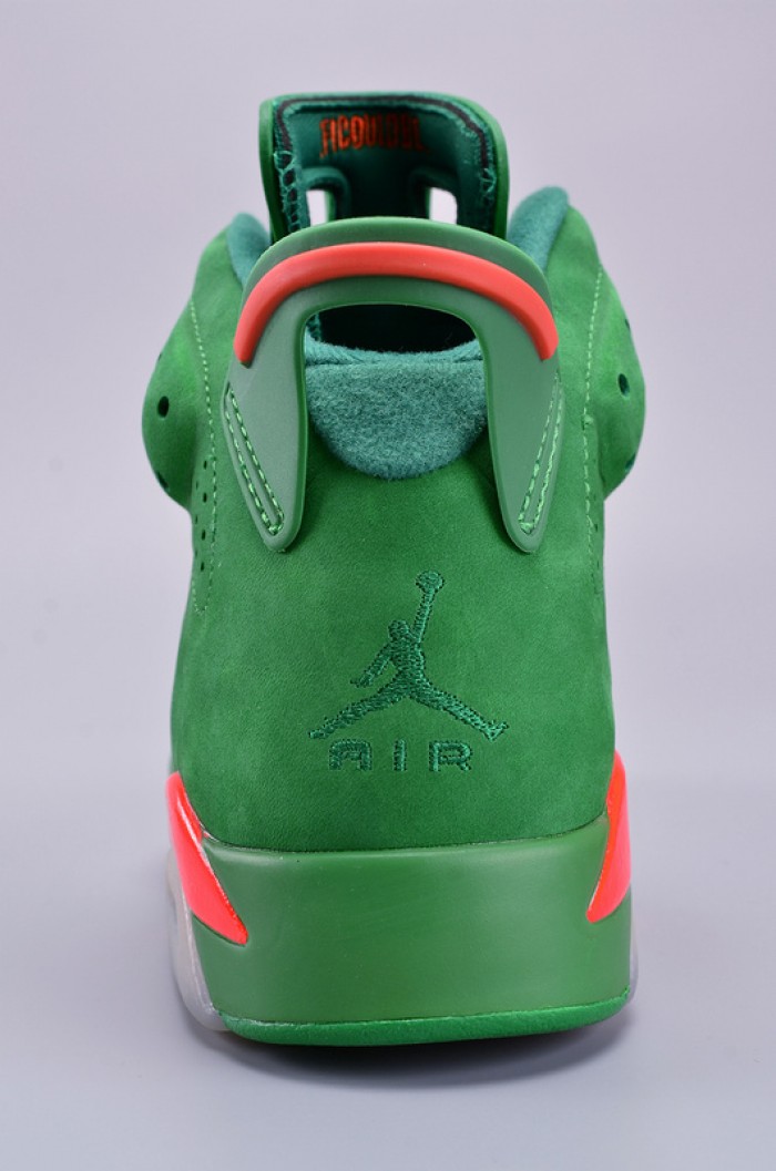 air jordan 6 retro nrg g8rd "gatorade" pine green mens aj5986-335