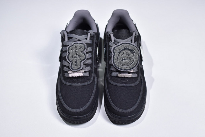 travis scott x air force 1 low black aq4211-001