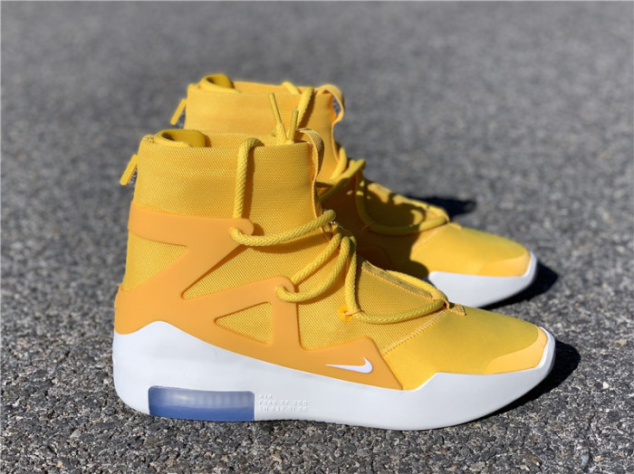 nike air fear of god 1 yellow ar4237-700
