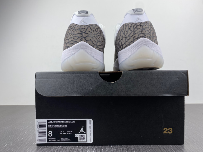 air jordan 11 low "cement grey" av2187-140.