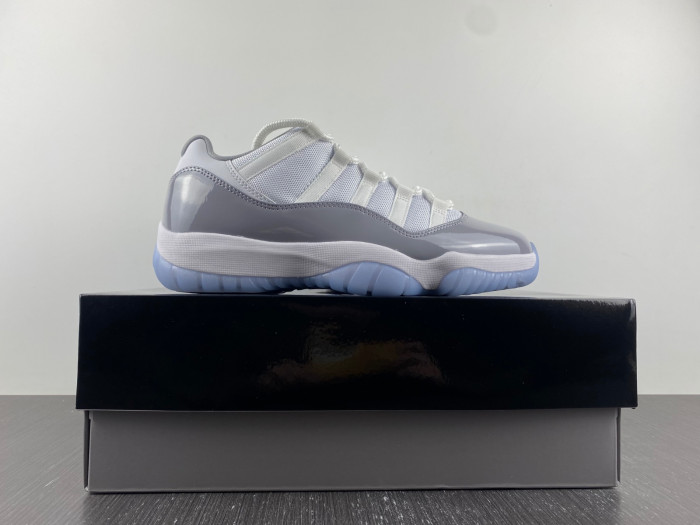 air jordan 11 low "cement grey" av2187-140