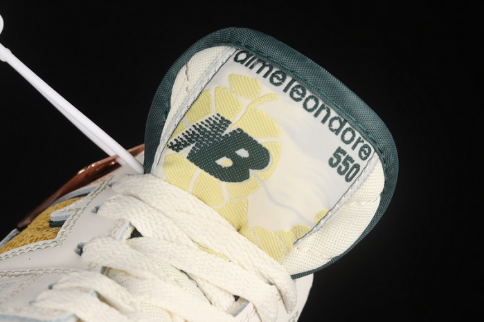 new balance 550 aime leon dore natural green bb550a2