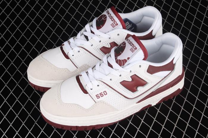 new balance 550 sea salt burgundy bb550li1