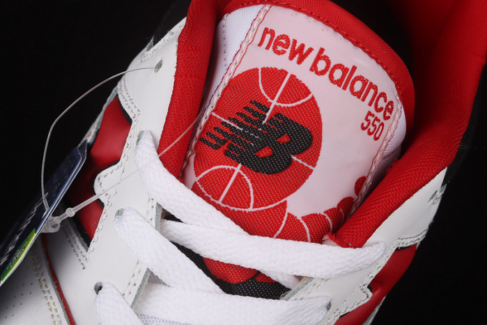 new balance 550 white red bb550se1