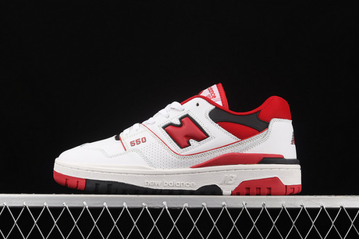 new balance 550 white red bb550se1