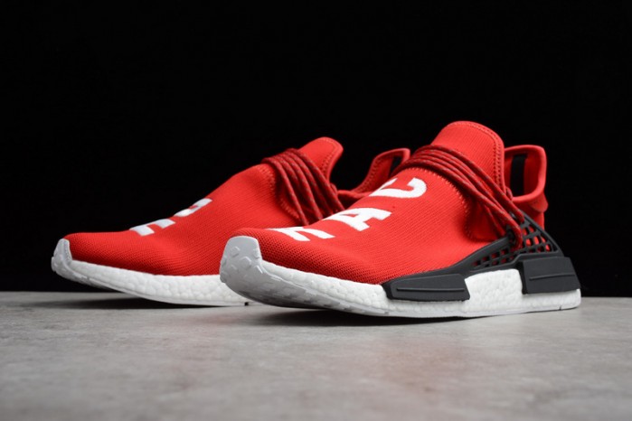 a*d*das nmd hu pharrell human race scarlet bb0616