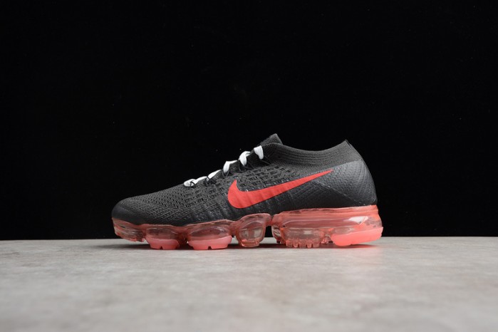 nikelab air vapormax flyknit black/big red womens aa3859-016