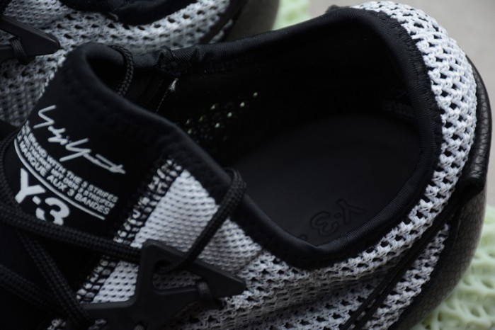 a*d*das y-3 runner 4d black white - aq0357