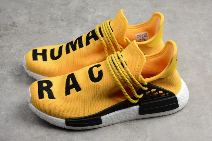 a*d*das nmd hu pharrell human race yellow bb0619
