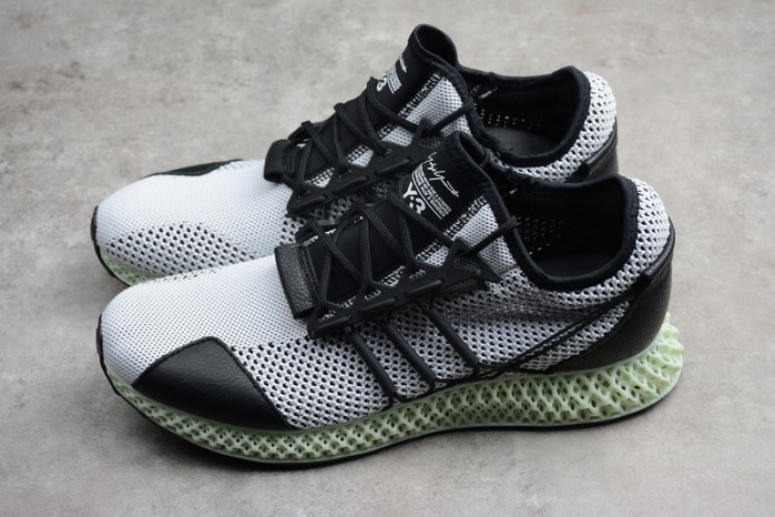 a*d*das y-3 runner 4d black white - aq0357
