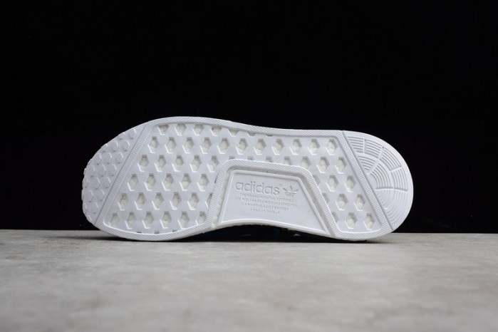 a*d*das nmd hu pharrell human being sharp blue bb0618