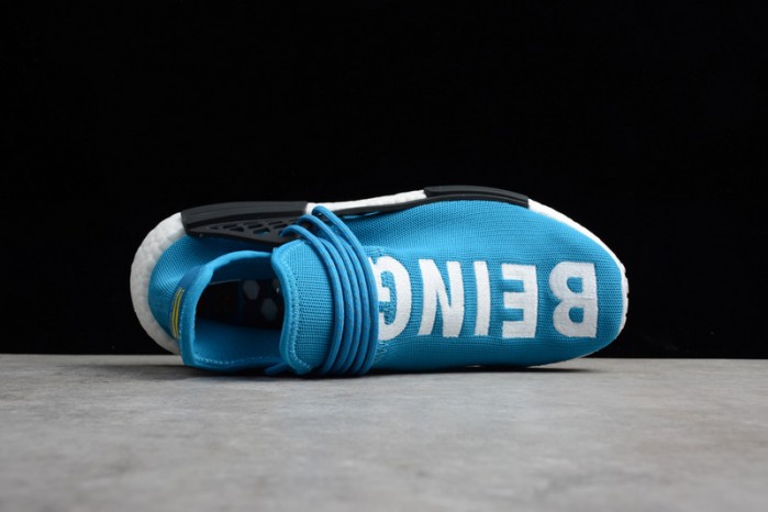 a*d*das nmd hu pharrell human being sharp blue bb0618