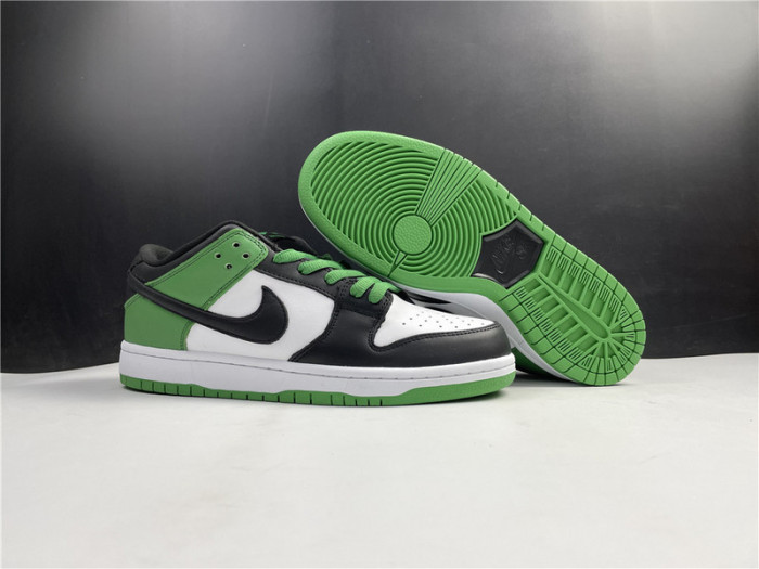nike sb dunk low classic green bq6817-302