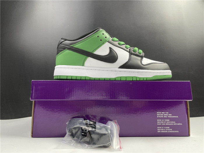 nike sb dunk low classic green bq6817-302