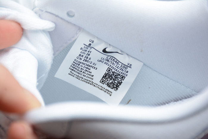 nike air force 1 low white irisdescent cj1646-100