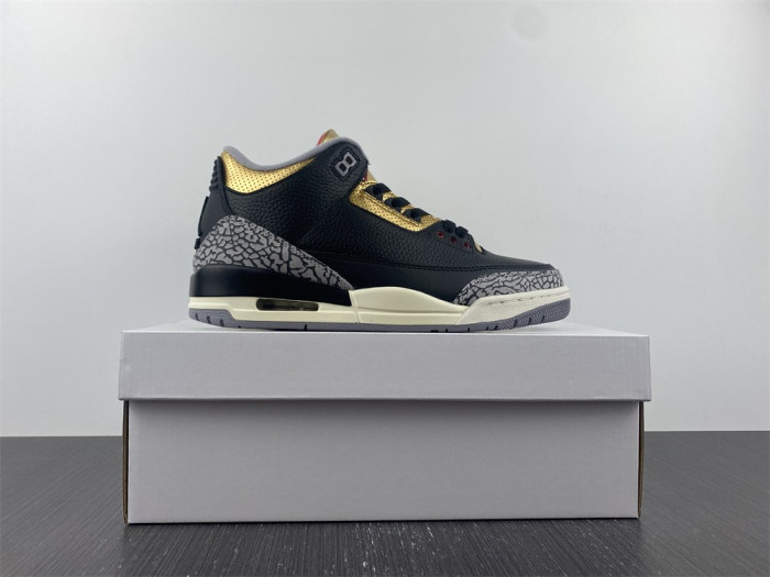air jordan 3 wmns “black gold” ck9246-067