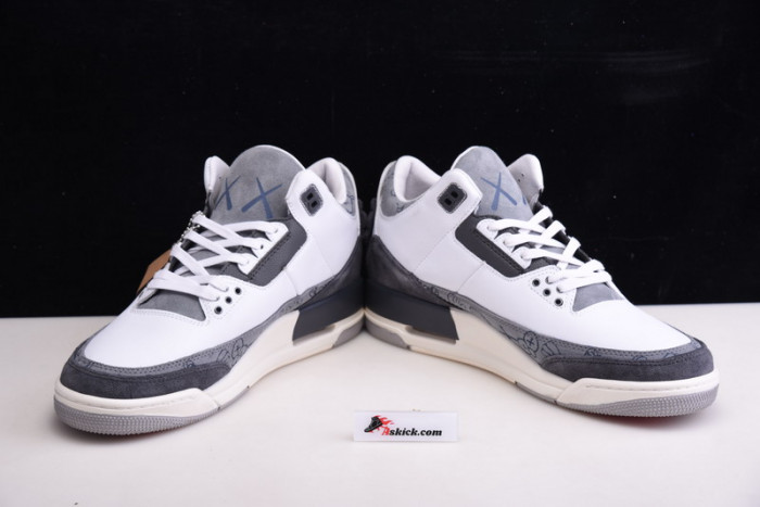 nike air jordan 3 kaws companion grey